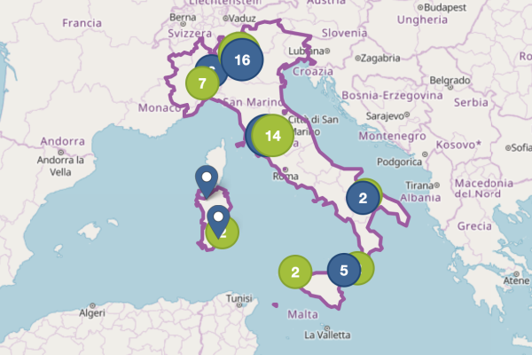 Map of italy
